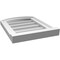 Ekena Millwork Arch Top Surface Mount PVC Gable Vent: Functional, w/ 2"W x 2"P Brickmould Sill Frame, 14"W x 18"H GVPAR14X1803SF - alternate 4